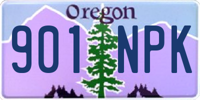 OR license plate 901NPK