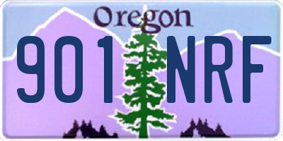 OR license plate 901NRF
