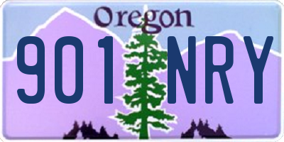 OR license plate 901NRY