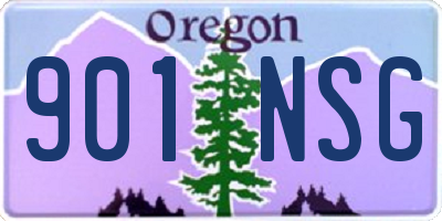 OR license plate 901NSG