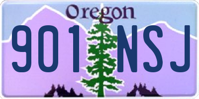 OR license plate 901NSJ