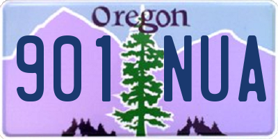 OR license plate 901NUA