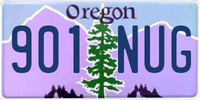 OR license plate 901NUG
