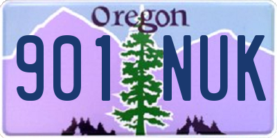 OR license plate 901NUK
