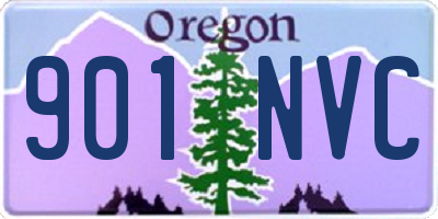 OR license plate 901NVC