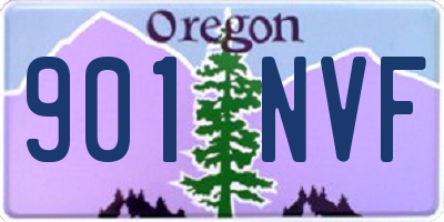 OR license plate 901NVF
