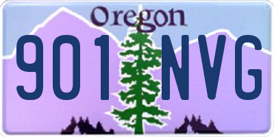 OR license plate 901NVG