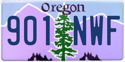 OR license plate 901NWF