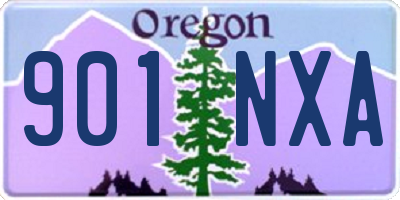 OR license plate 901NXA