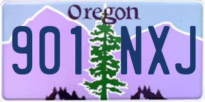 OR license plate 901NXJ