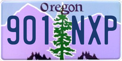 OR license plate 901NXP