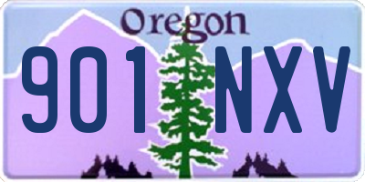 OR license plate 901NXV