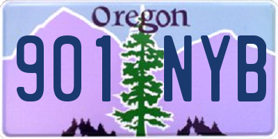 OR license plate 901NYB
