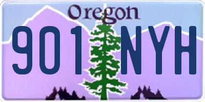 OR license plate 901NYH