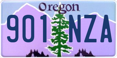 OR license plate 901NZA