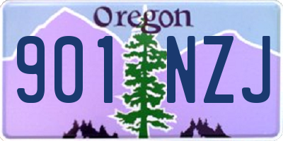 OR license plate 901NZJ