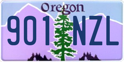 OR license plate 901NZL