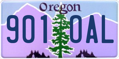 OR license plate 901OAL