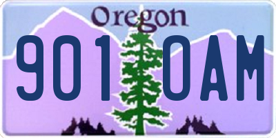 OR license plate 901OAM