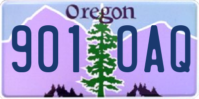 OR license plate 901OAQ