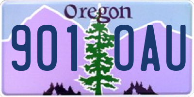 OR license plate 901OAU
