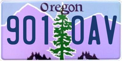 OR license plate 901OAV