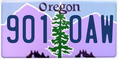 OR license plate 901OAW