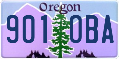 OR license plate 901OBA