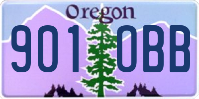OR license plate 901OBB