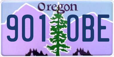 OR license plate 901OBE