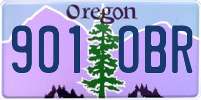 OR license plate 901OBR