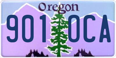 OR license plate 901OCA