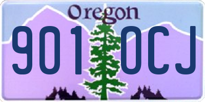OR license plate 901OCJ