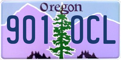OR license plate 901OCL