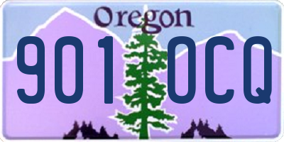 OR license plate 901OCQ