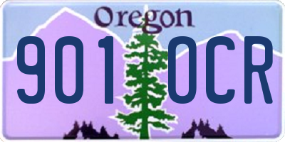 OR license plate 901OCR