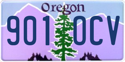 OR license plate 901OCV