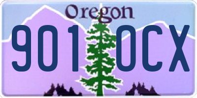 OR license plate 901OCX