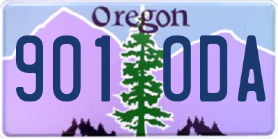 OR license plate 901ODA