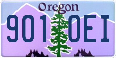 OR license plate 901OEI