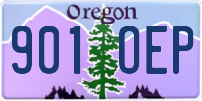 OR license plate 901OEP