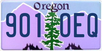 OR license plate 901OEQ