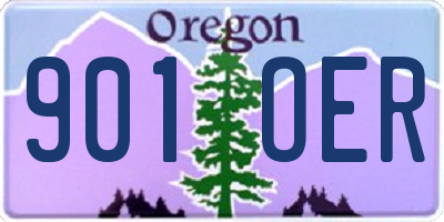 OR license plate 901OER