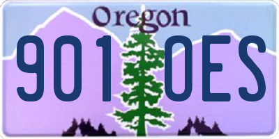 OR license plate 901OES