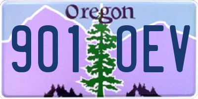 OR license plate 901OEV