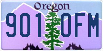 OR license plate 901OFM
