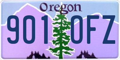 OR license plate 901OFZ