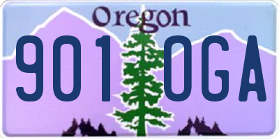 OR license plate 901OGA