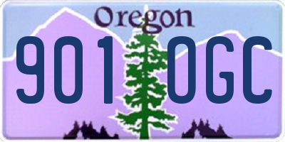 OR license plate 901OGC
