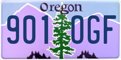 OR license plate 901OGF